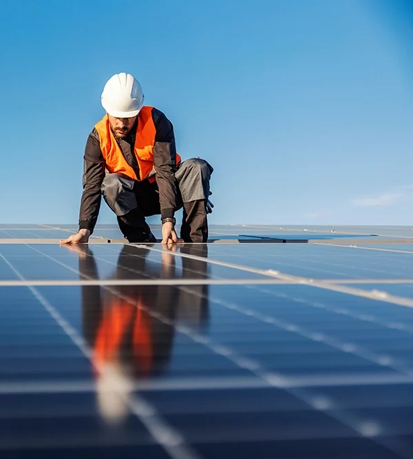 Solaranlage auf dem Dach